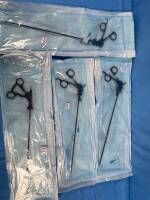 LOT OF ASSORTED LAP INSTRUMENT FORCEPS