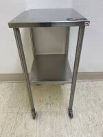 STAINLESS STEEL TABLE, 1-SHELF