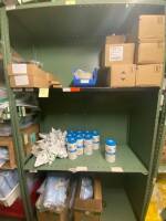 SHELVING UNIT TO INCLUDE: HAND SANITIZER, GERMICIDAL WIPES, POSEY SECURE SLEEVES