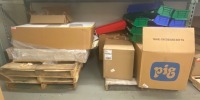 2 PALLETS OF SURGERY TILE, BINS, LARGE CONTAINERS AND SPECIMEN CONTAINERS