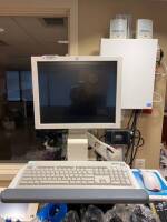 GE CDA19T FLAT PANEL MONITOR/ W GE UNOTRON S6000K KEYBOARD