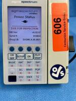 SIGMA SPECTRUM (SOFTWARE VER. 6.02.07) INFUSION PUMP W/ POWER SUPPLY