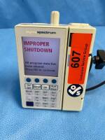 SIGMA SPECTRUM (SOFTWARE VER. 6.02.07) INFUSION PUMP W/ POWER SUPPLY