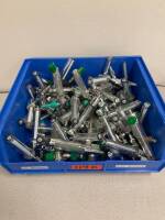 BIN OF ASSORTED OXYGEN REGULATORS