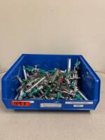 BIN OF ASSORTED OXYGEN REGULATORS