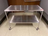 STAINLESS STEEL TABLE, 1-SHELF