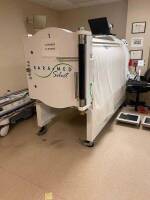 ENVIROMENTAL TECRONICS CORP OSCAR SELECT HYPERBARIC CHAMBER (D.O.M. 2012) W/ STRYKER 1105 5TH WHEEL STRETCHER (D.O.M. 2012),  ALL-IN-ONE COMPUTER(SOFTWARE/ MISSING - NOT INCLUDED)