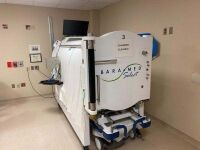 ENVIROMENTAL TECRONICS CORP OSCAR SELECT HYPERBARIC CHAMBER (D.O.M. 2012) W/ STRYKER 1105 5TH WHEEL STRETCHER (D.O.M. 2012)(SOFTWARE/ MISSING - NOT INCLUDED)