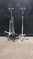 LOT OF IV POLES