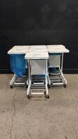 LOT OF LINEN CARTS