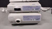 OLYMPUS ENDOSCOPY SYSTEM TO INCLUDE EVIS EXERA CV-180 VIDEO PROCESSOR, CLV-180 LIGHT SOURCE & MAJ-1428 KEYBOARD