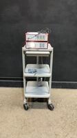 R. WOLF ENDOSCOPY SYSTEM TO INCLUDE 5512 (1 CCD) ENDOCAM CAMERA CONTROL UNIT, 4251 LP LIGHT SOURCE ON CART