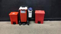 LOT OF EMPTY BINS