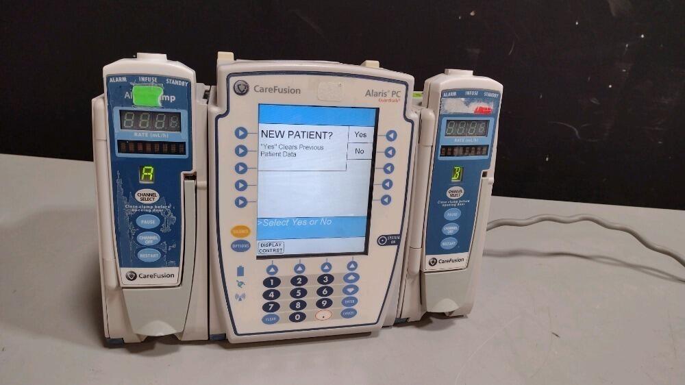 CAREFUSION ALARIS PC 8015 INFUSION PUMP WITH ALARIS PUMP 8100 SERIES ...