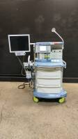 DRAGER FABIUS GS PREMIUM ANESTHESIA MACHINE WITH (3.37B SOFTWARE VERSION, VOLUME CONTROL, PRESSURE CONTROL, PRESSURE SUPPORT, SIMV/PS, MAN SPONT)