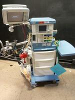 DRAGER FABIUS TIRO ANESTHESIA MACHINE WITH (3.337A SOFTWARE VERSION, VOLUME CONTROL, PRESSURE CONTROL, PRESSURE SUPPORT, MAN SPONT), INFINITY DELTA MONITOR & SCIO FOUR PLUS GAS MODULE