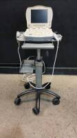 GE LOGIQ BOOK XP PORTABLE ULTRASOUND MACHINE WITH 1 PROBE (3C) (SERIAL# 33830WX1) (DOM: 11/2005)
