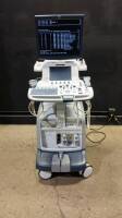 GE LOGIQ E9 ULTRASOUND MACHINE WITH 2 PROBES (C1-5, ML6-15) (SERIAL# 97773US6) (DOM: 11/2009)