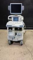 GE LOGIQ 9 ULTRASOUND MACHINE WITH 3 PROBES (4C, 8C, M12L) (SERIAL# 92036US3) (DOM: 10/2007)