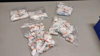 LOT OF ASSORTED ZIMMER SCREWS (CANCELLOUS BONE SCREWS, CORTICAL SCREWS)