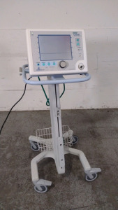 RESPIRONICS BIPAP VISION VENTILATORY SUPPORT SYSTEM ON ROLLING STAND