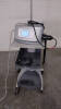 KEELER CRYOMATIC CRYOSURGICAL SYSTEM WITH CRYOMATIC PROBE AND FOOTSWITCH ON ROLLING STAND