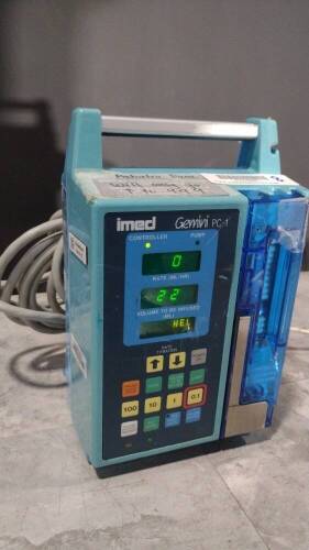 IMED GEMINI PC-1 INFUSION PUMP