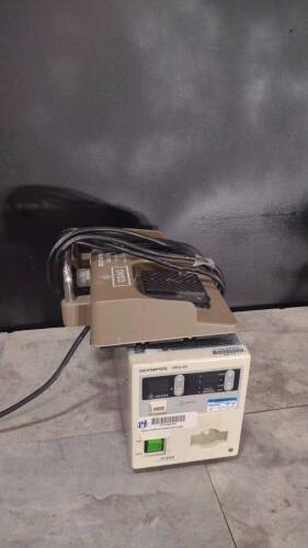 OLYMPUS HPU-20 HEAT PROBE UNIT WITH FOOTSWITCH