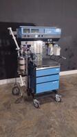 DRAGER NARKOMED 2B ANESTHESIA MACHINE WITH 2 VAPORIZER (VAPOR SEVOFLURANE, BAXTER DESFLURANE)