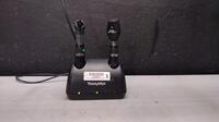 WELCH ALLYN OTO/OPHTHALMOSCOPE WITH 7114X CHARGER WITH HEADS