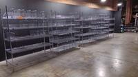 LOT OF SS STORAGE RACKS